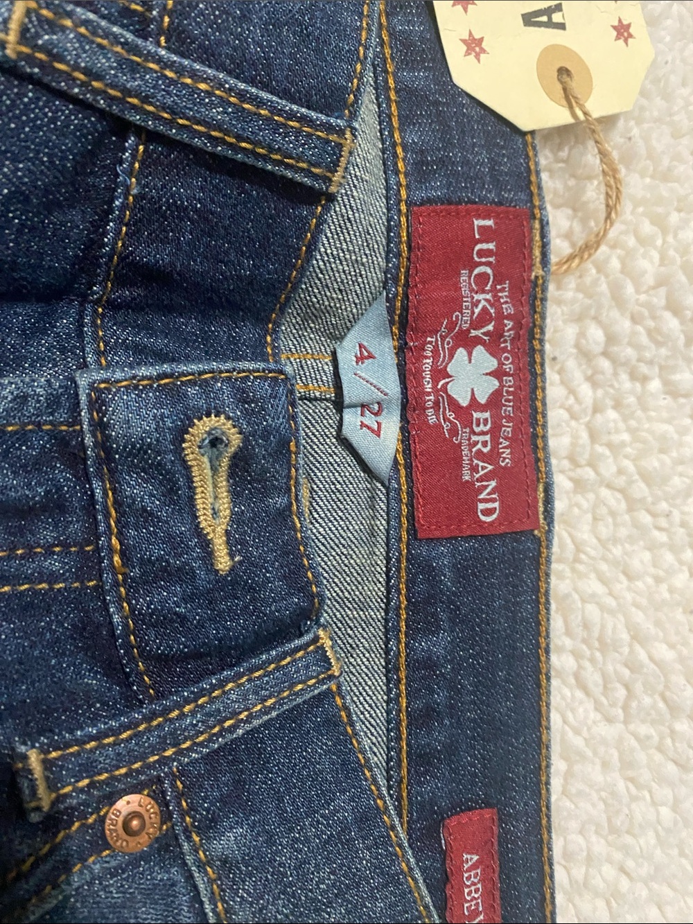Lucky Brand Blue Denim Ankle-Length Bermuda Shorts - Picture 4 of 4